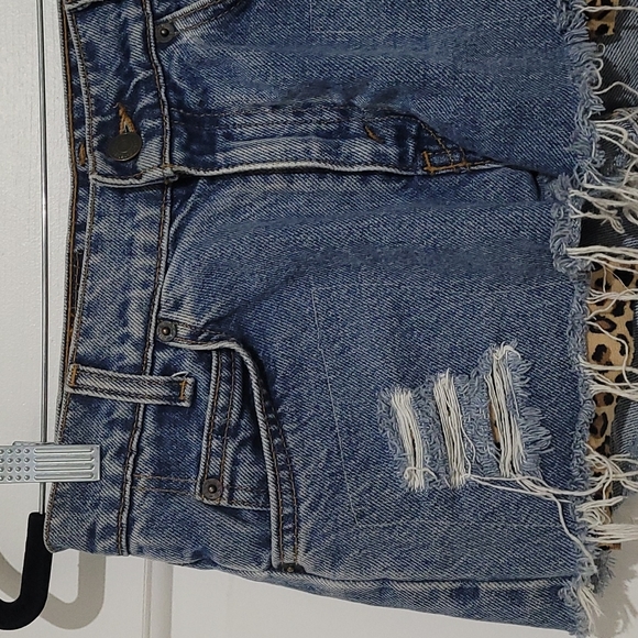 Levi's Vintage Orange Tag Upcycled Denim Shorts - Picture 3 of 7